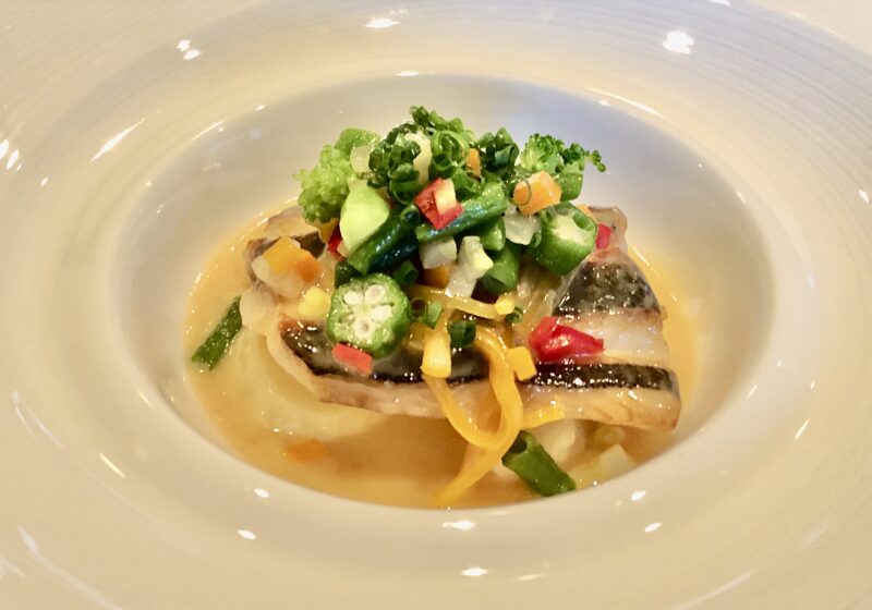 ウサギとかめ魚料理